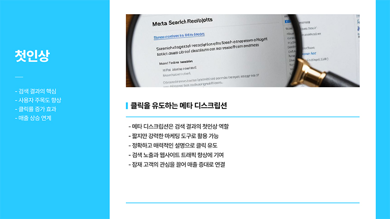 메타 디스크립션