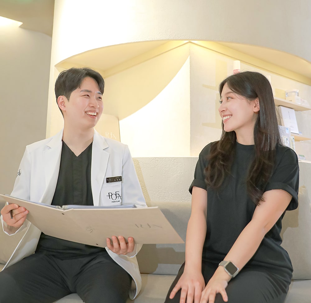 포엔의원 피부과 사진 촬영 제작