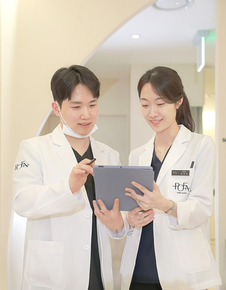 포엔의원 피부과 사진 촬영 제작