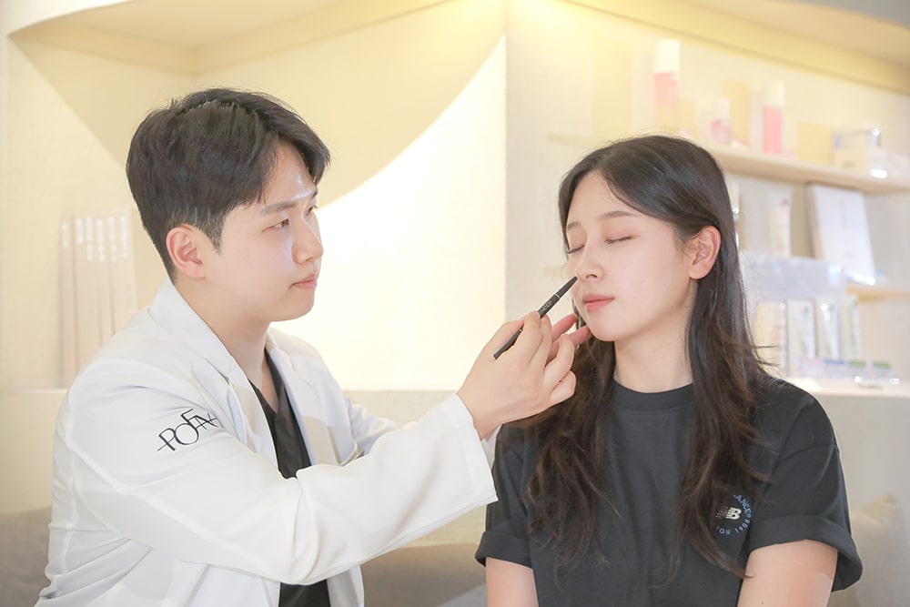 포엔의원 피부과 사진 촬영 제작