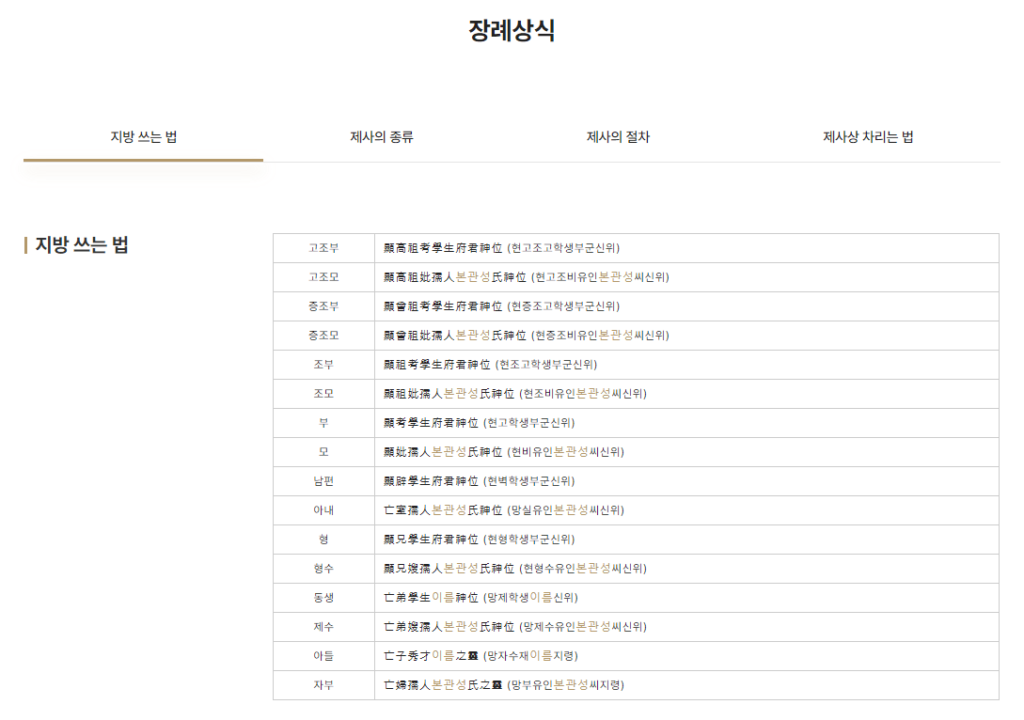장례식장 홈페이지 제작