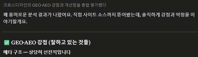 AI용 커스텀 메타 태그와 GEO 홈페이지 적용 사례